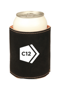 3 3/4" Laserable Leatherette Beverage Holder